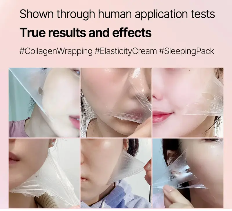 Medicube Collagen Overnight Wrapping Peel Off Facial Mask Pack 75ml Korean Skincare For Radiant Hydrated Skin - Made In Korea