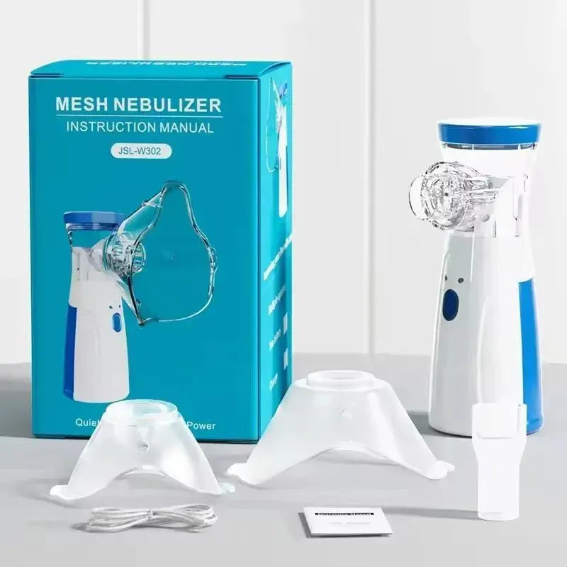 Portable Mesh Nebulizer �Quiet & Rechargeable for Kids and Adults