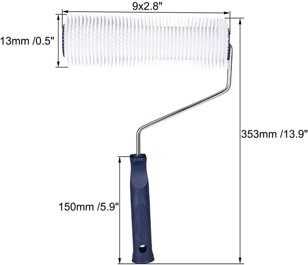 9 Inch Spike Roller for Epoxy Paint �Bubble Removal Tool for Floor Coating