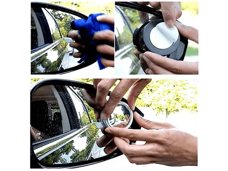 Blindspot Rearview Convex Mirror �2pcs | Wide-Angle Anti-Glare Side Mirror for Cars & Vehicles