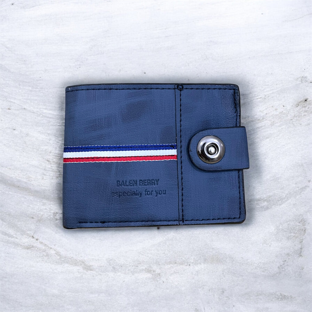 Men PU Leather Wallet with Box | Multi Card Slots & Secure Snap Button | 7 Card Holders & 3 Note Compartments