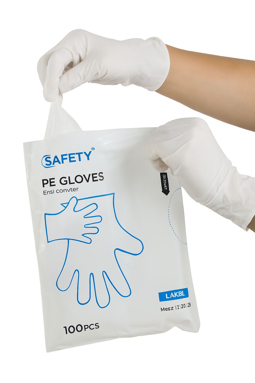 Safety Disposable Gloves �Reliable Protection, Comfort & Hygiene (Pack of 100)