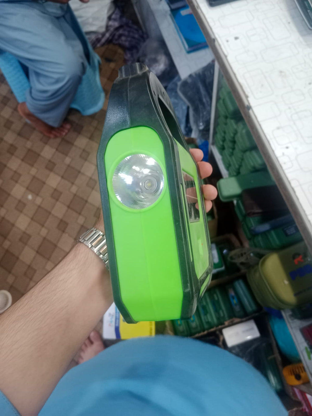 Portable Solar LED Flood Light Emergency Work