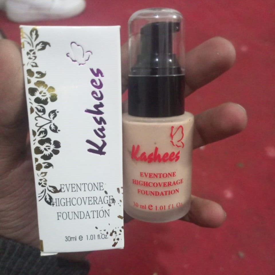 Kashee? Eventone High Coverage Foundation 30ml Long Lasting Smooth Finish Makeup