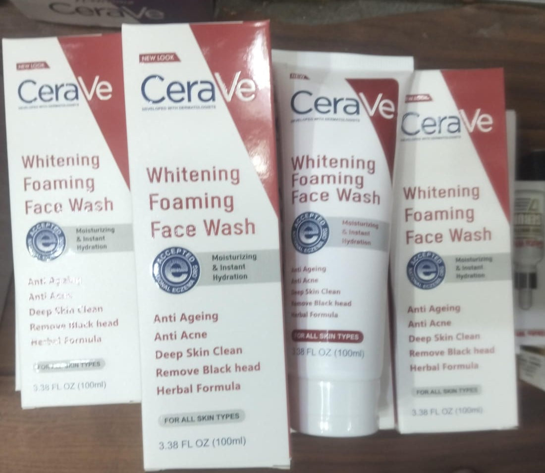 Cerave Whitening Foaming Face Wash 100ml Anti – photo 4