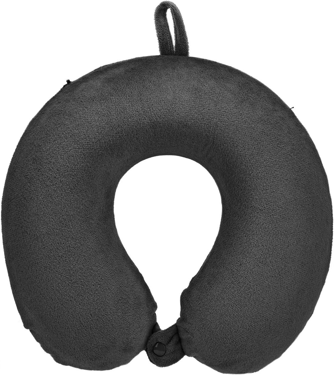 H HOMEWINS 100% Pure Memory Foam Travel Pillow �Soft Neck & Head Support Cushion for Airplane, Car, Home & Office (Random Color)