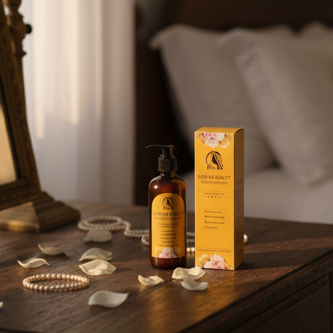 Floral Hair Dye Shampoo For Hair Coloring And Cleansing