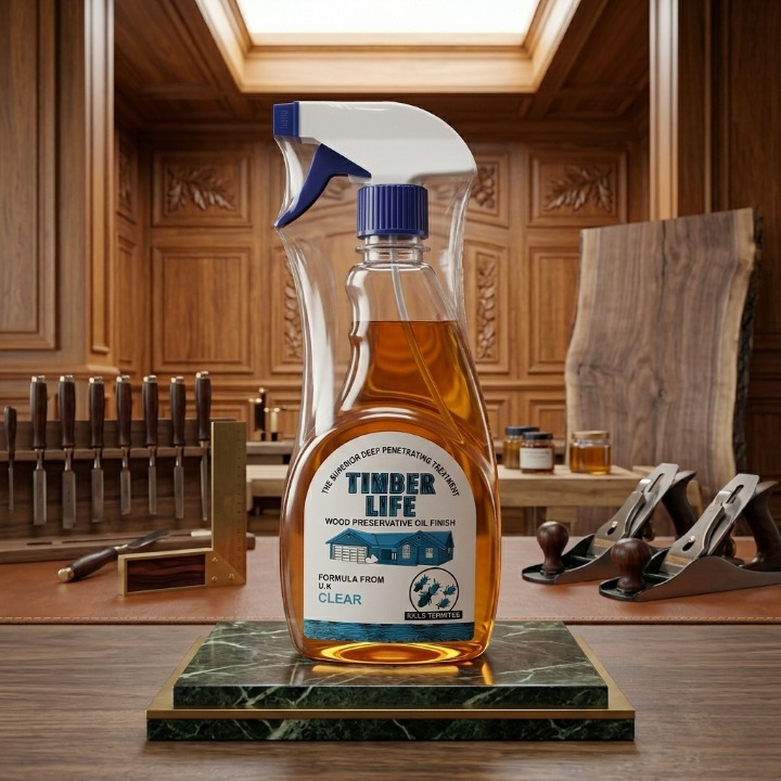 Wood Preservative Spray for Termites | Anti-Termite Protection for Furniture & Wooden Surfaces (500ML)