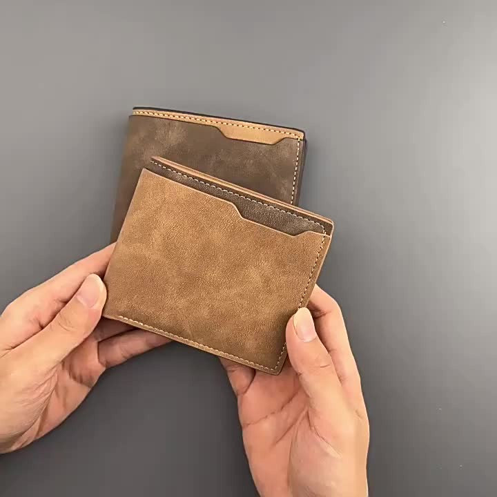 Men? Leather Wallet with Card Holder, Money Clip & Coin Pocket �Slim Bifold Design for Daily Use, Premium Quality Wallet for Men