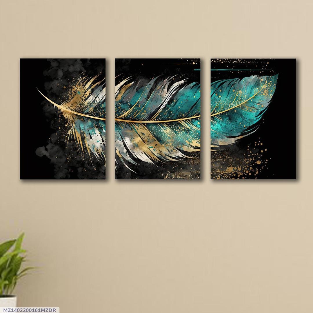 Set of 3 Premium Wall Art Photo Tiles �Modern Home Decor Sets