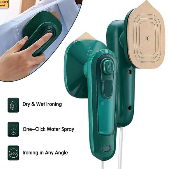 Professional Micro Steam Iron �Portable Handheld Dry & Wet Combo Garment Steamer for Travel & Home