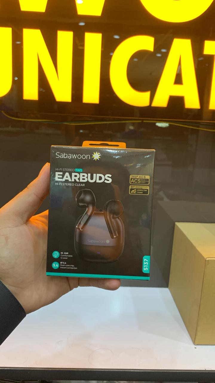 Sabawoon S137 Wireless Earbuds Bluetooth 5.4 Type-C Charging earbuds are designed for daily music, gaming and calling