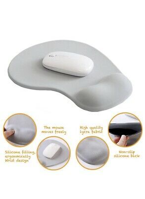Premium Ergonomic Gaming Mouse Pad with Wrist Support �Non-Slip Base & Comfortable Memory Foam Design (Random Color)