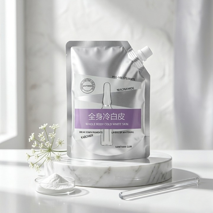 Whole Body Cold White Skin Brightening Body Lotion �Deep Whitening Cream Spout Pouch