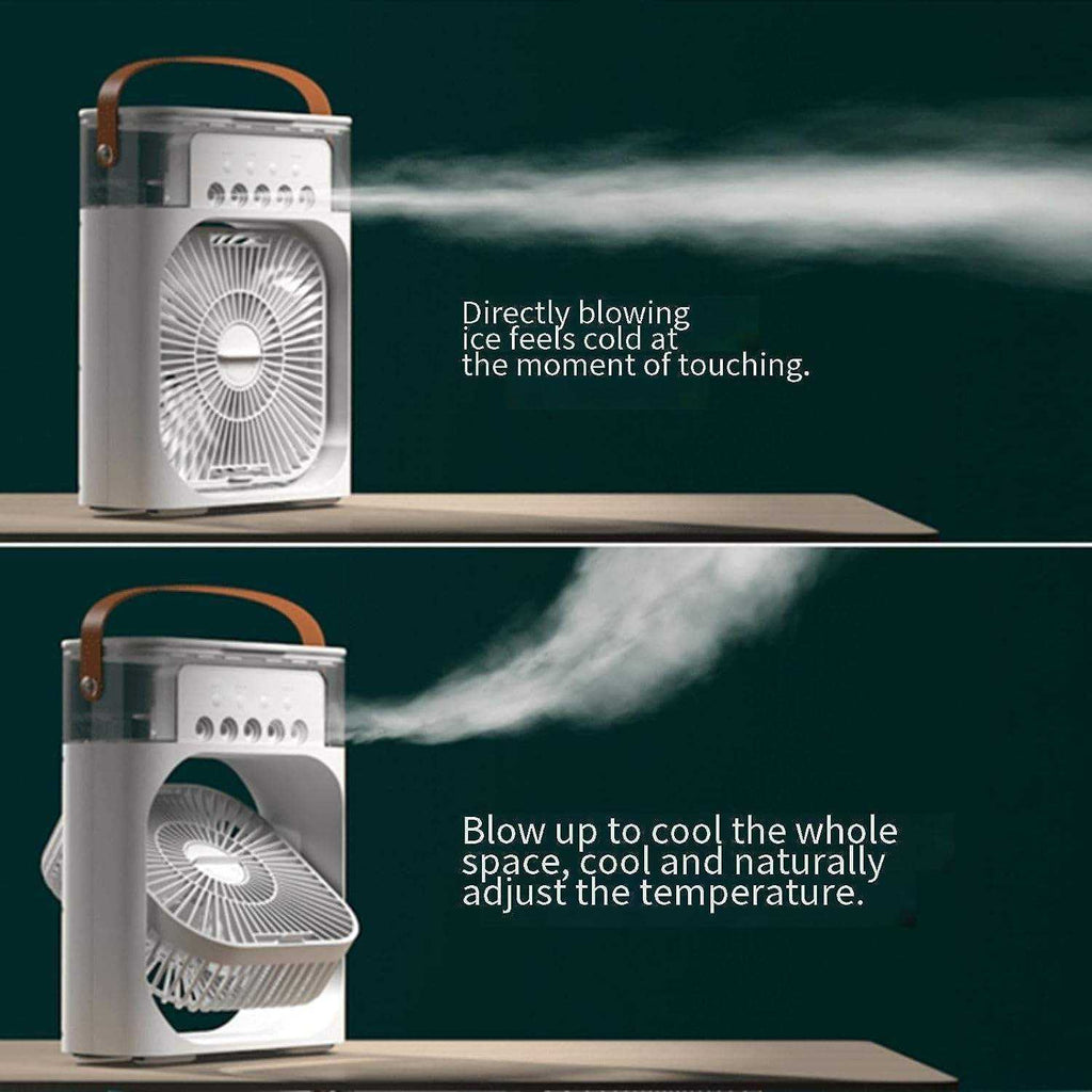 Mini Portable Air Cooler Fan with Evaporative Cooling | 3-Speed Personal Air Conditioner | Random Color
