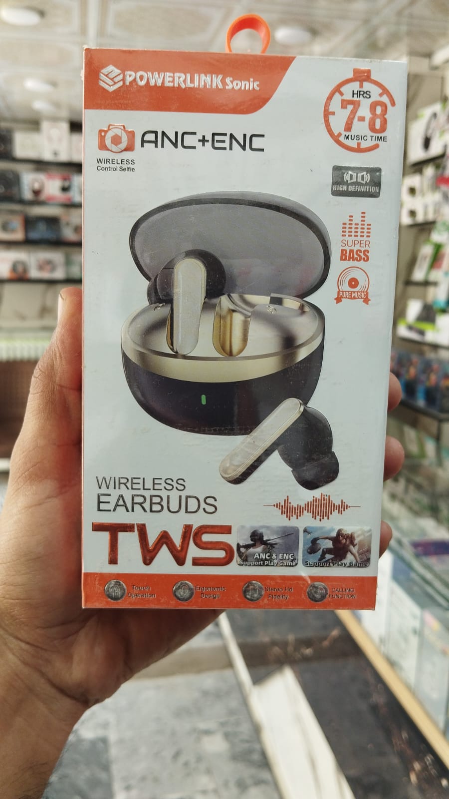 Powerlink Sonic TWS Earbuds �Long Battery Backup | ENC & ANC Working