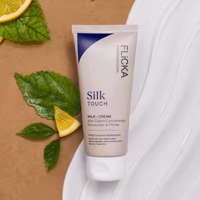 FLiCKA Silk Touch 3-in-1 Moisturizer & Primer | Hydrating, Lightweight, Long-Lasting | Pore Minimizer |