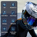K06A Motorcycle Helmet Bluetooth Headset �BT 6.0 Wireless Earphone with CVC Intelligent Noise Reduction, IP67 Waterproof, 800mAh Battery & Type-C Fast Charging