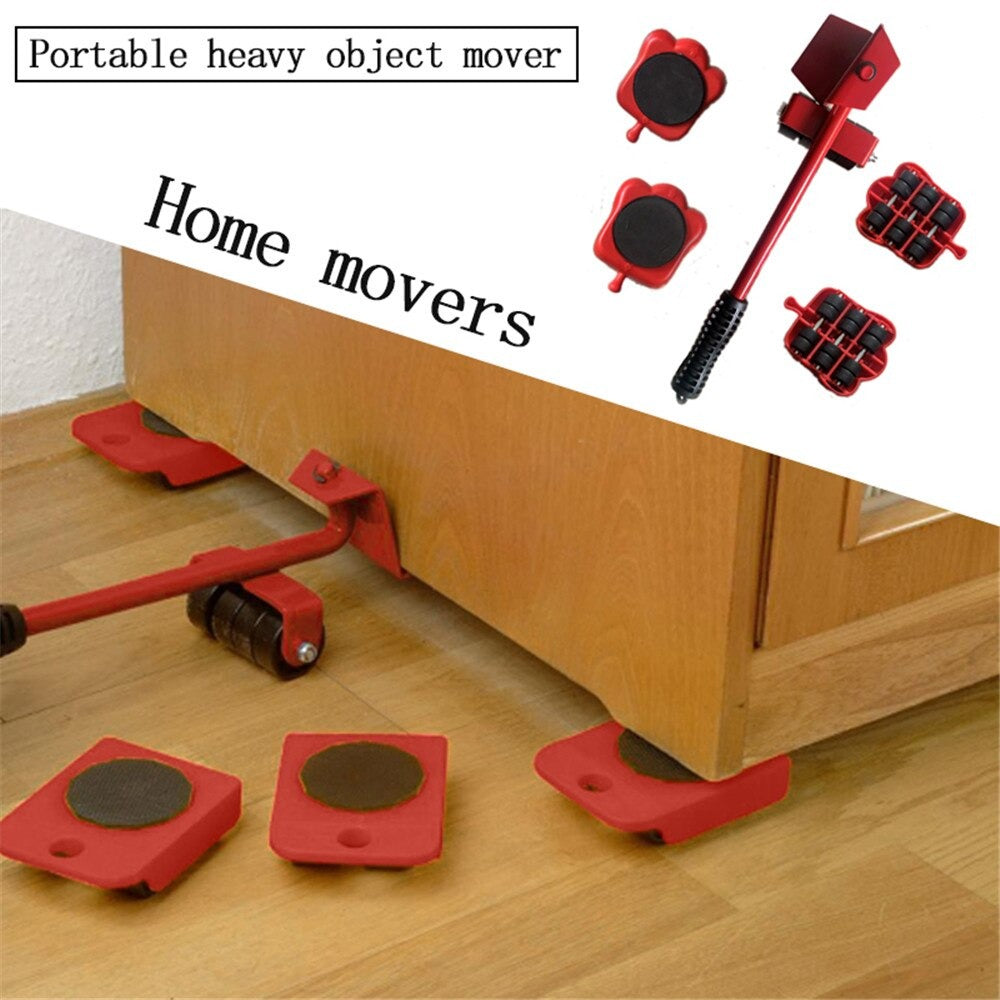 Furniture Transport Lifter Tool Set | Mover Roller Device | Heavy Stuffs Moving Hand Tools