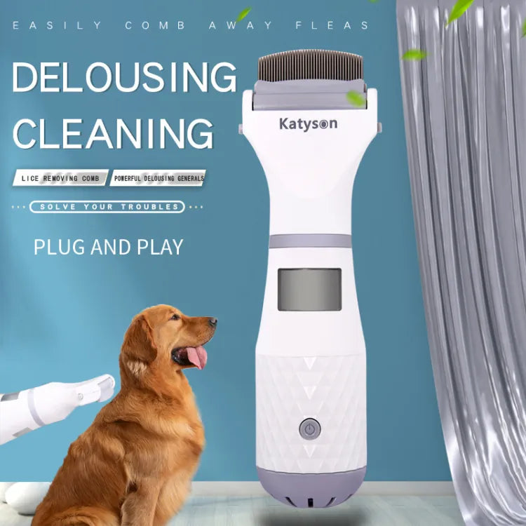 Electric Pet Dog Comb Hair Cleaning Tool – photo 1