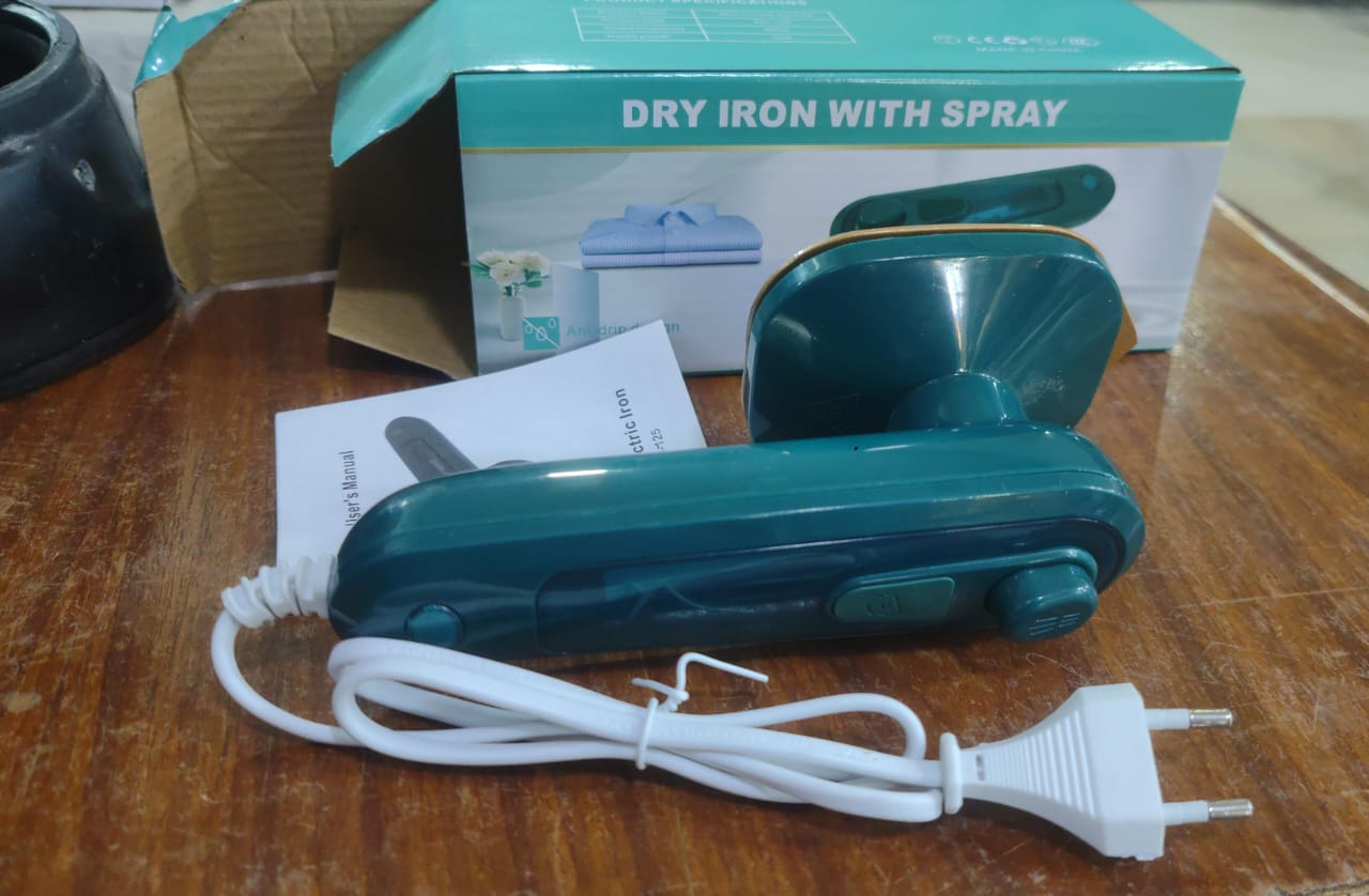 Steam Iron Powerful Performance Smooth Glide Durable Build Easy Operation Reliable Daily Use ~ Non Rotatable