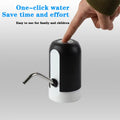 USB Rechargeable Automatic Water Bottle Pump �Electric Drinking Water Dispenser with One-Touch Switch for Gallon Bottles