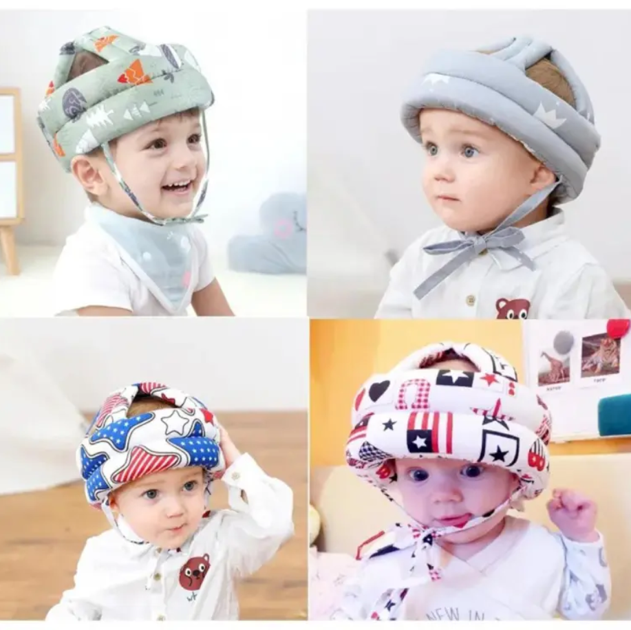Baby Safety Bumper Helmet �Ultra-Light Anti-Collision Head Protection Guard Hat