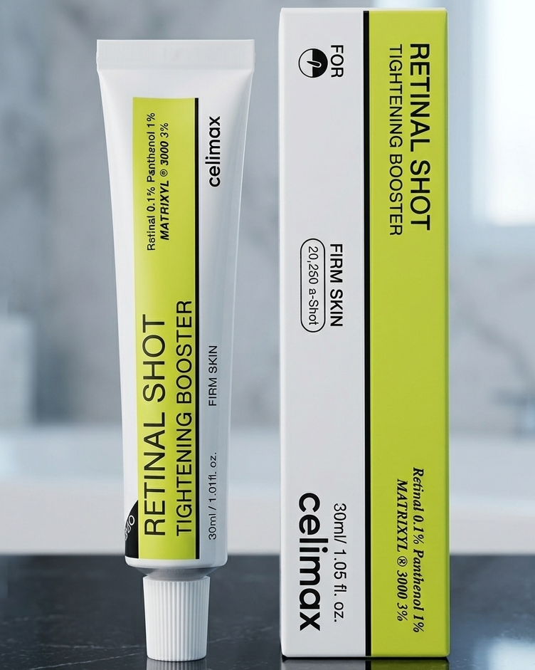 Celimax The Vita A Retinal Shot Tightening Booster �0.1% Retinal, Matryxyl 3% | Pore Minimizer, Anti-Wrinkle, Firming Booster| 30ml