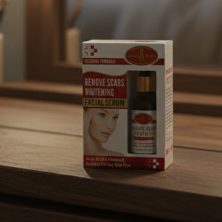 Remove Scars Whitening Facial Serum Smooth Hydration Gentle Care Easy Absorption Brightening Effect - 30ML