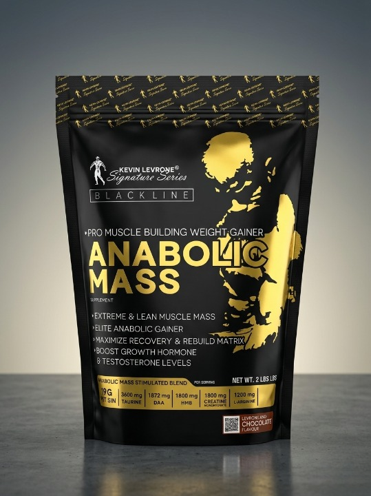 Kevin Levrone Anabolic Mass Gainer 1KG (2.2lbs) High-Calorie Muscle Building Protein Powder