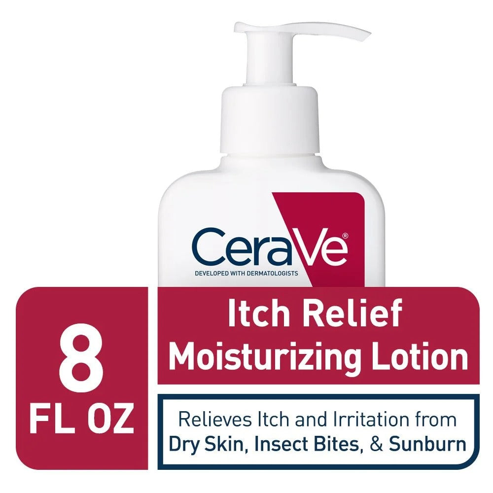 CeraVe Itch Relief Moisturizing Lotion �1% Pramoxine Hydrochloride, Relieves Itching & Hydrates Dry Skin, 237ml