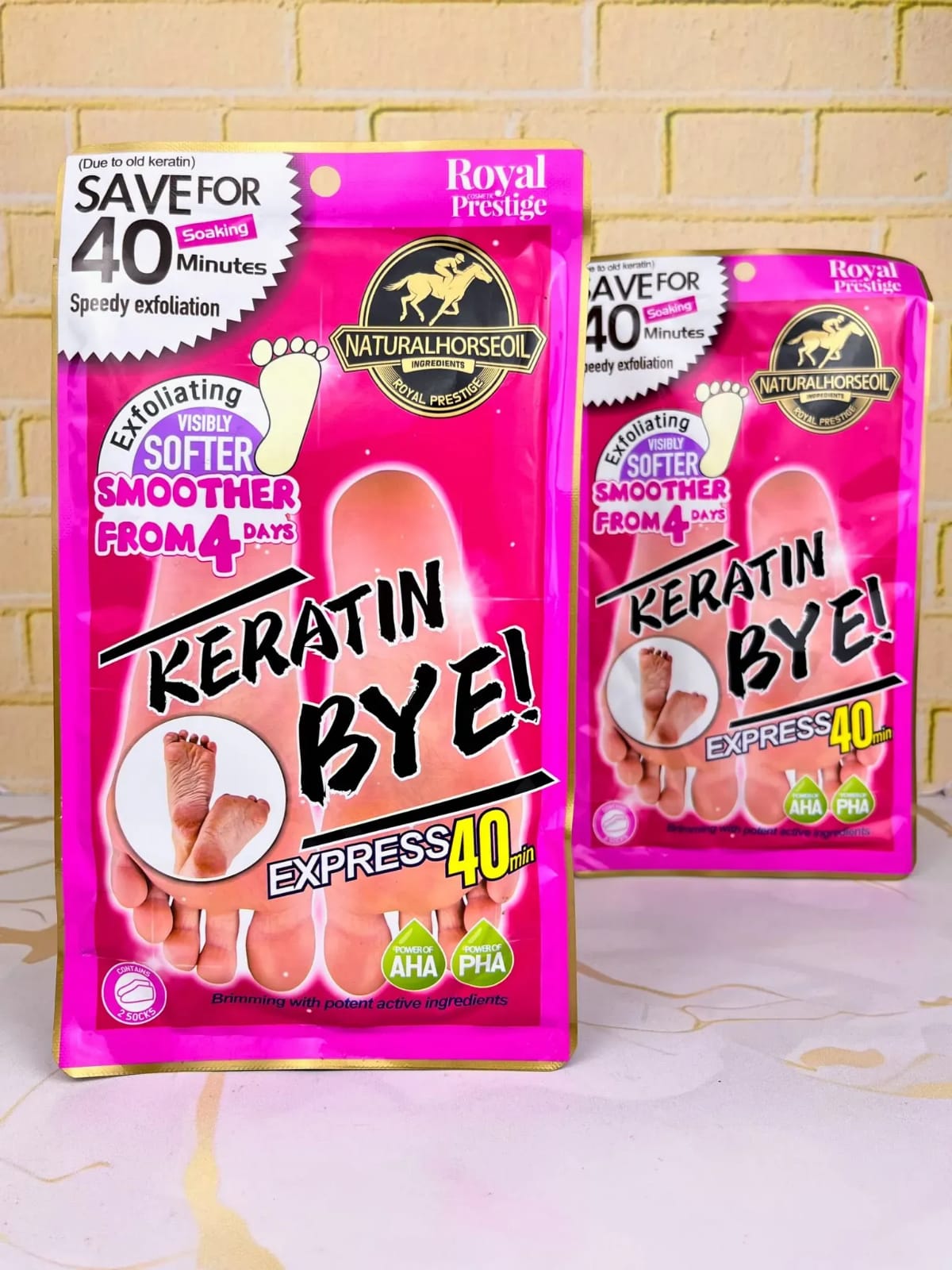 Royal Prestige �Keratin Bye Express Peeling Foot Mask (50ml)