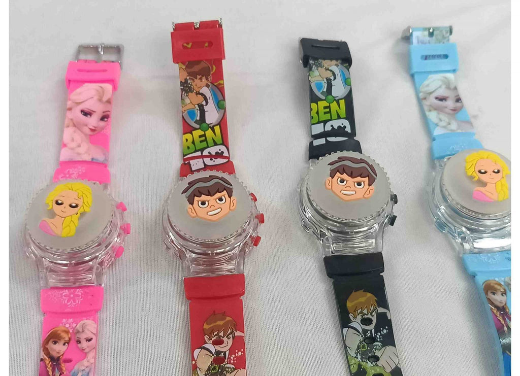 Omni-Glow Kids' Digital Adventure Watch �Multi-Color LED Light-Up Edition ( random colour )