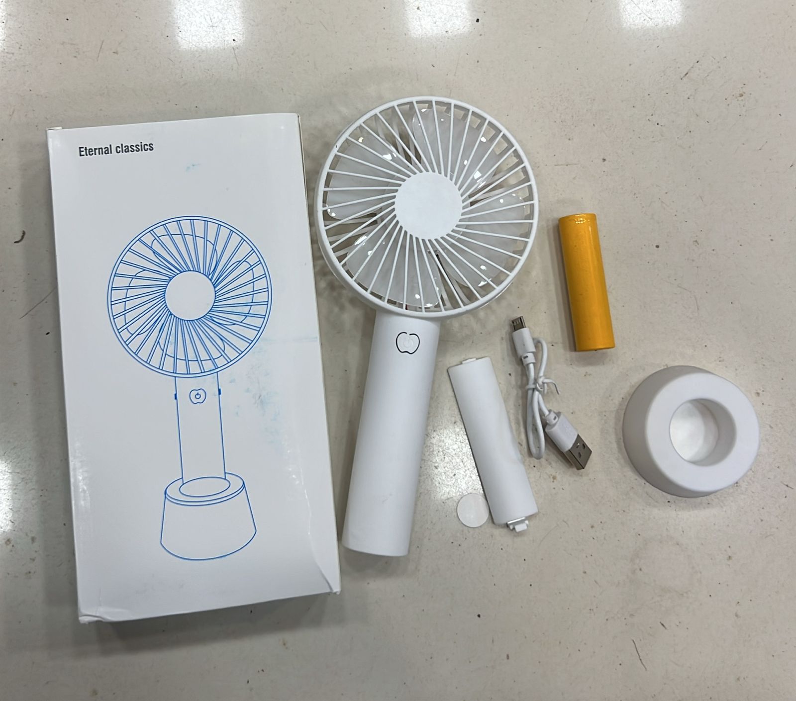 Eternal Classic Portable USB Mini Fan Air Cooler Rechargeable Handheld Bladeless Fan | Multiple Colours