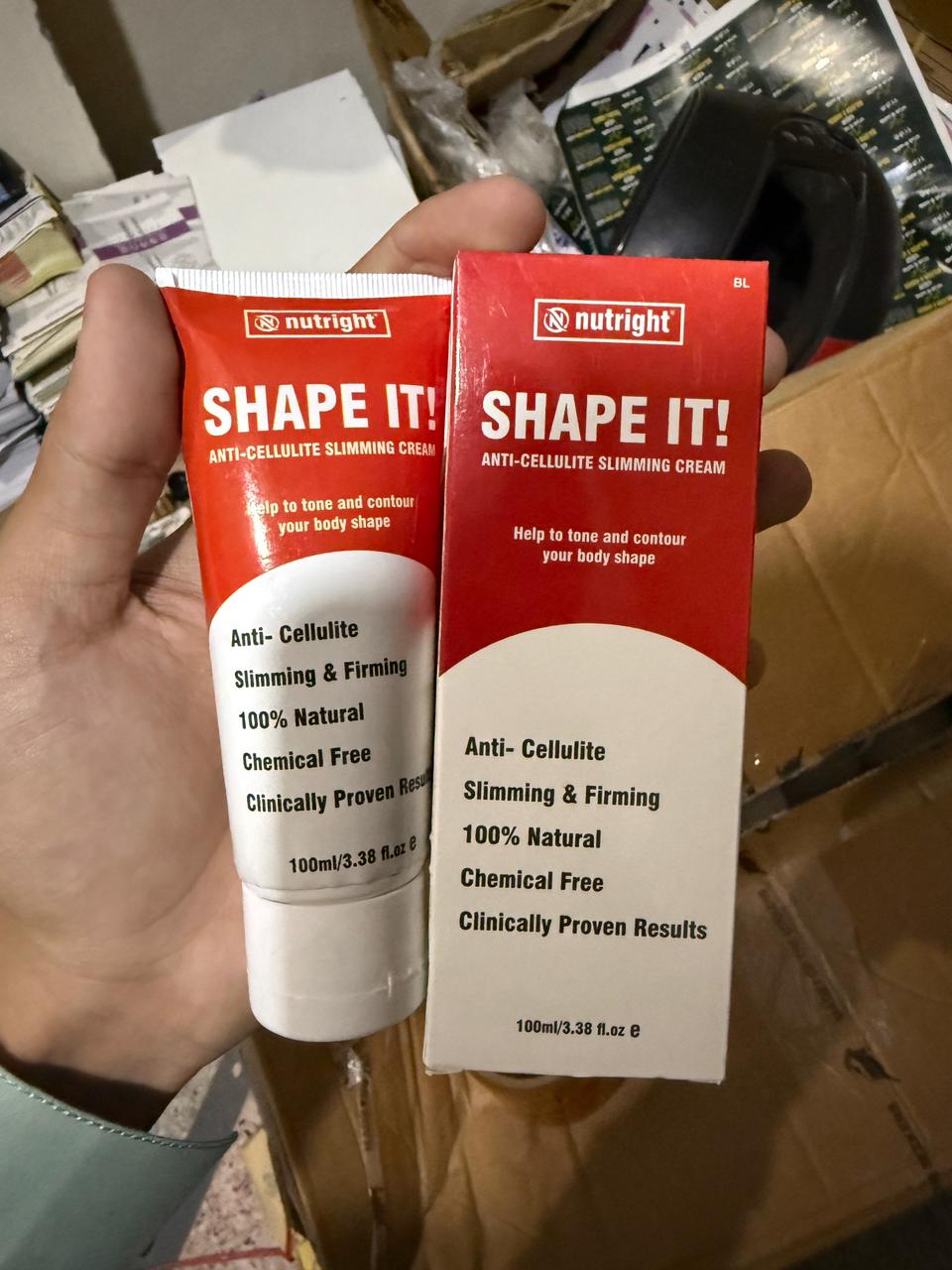 Shape It Anti-Cellulite Slimming Cream | Firming & Skin Tightening Body Cream (100ml)