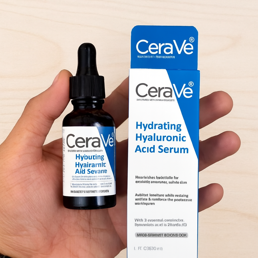 Cerave Hydrating Hyaluronic Acid Serum 30ml �Lightweight Face Serum For Intense Hydration, Smooth Skin Texture, And Long Lasting Moisture Retention