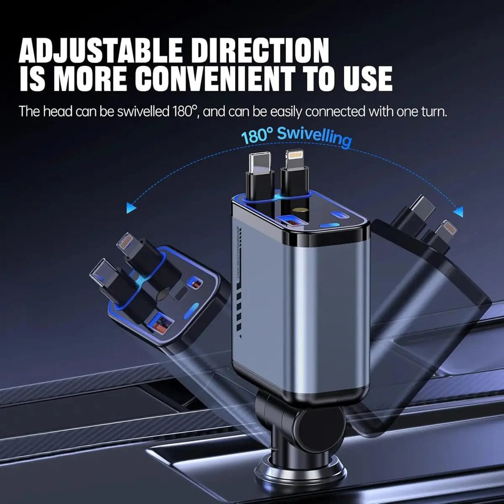 4 In 1 Fast Charging Usb-C Car