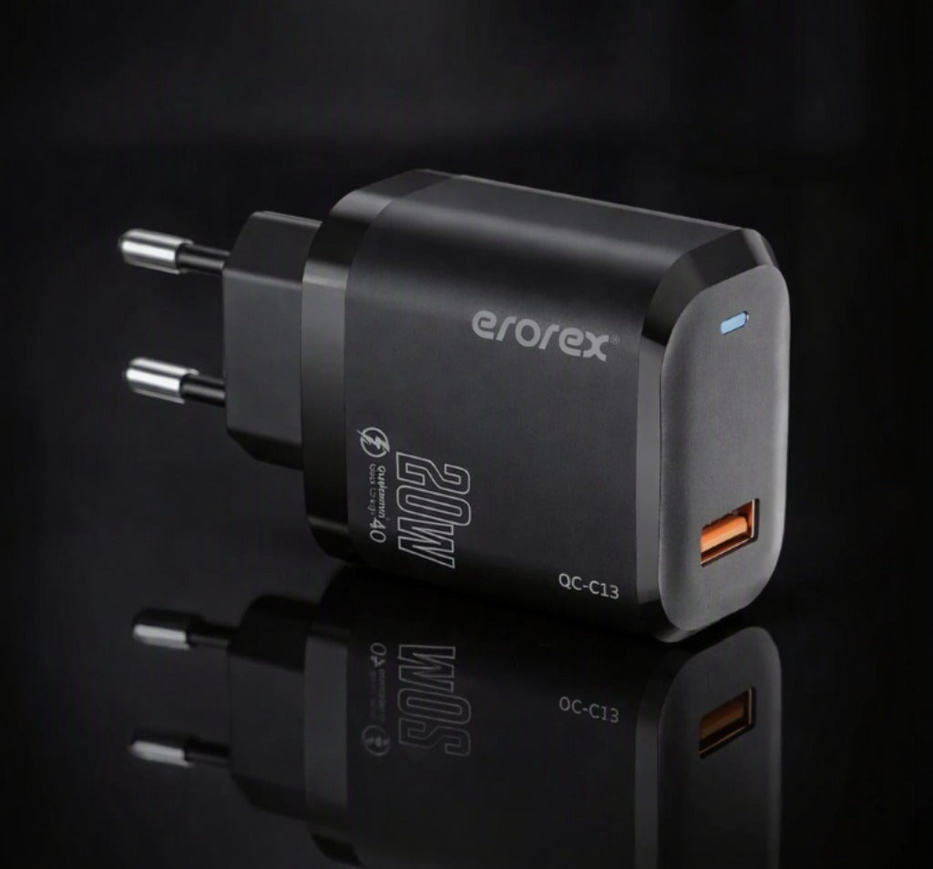 Erorex 20W QC-1.0 Fast Charging Adapter for