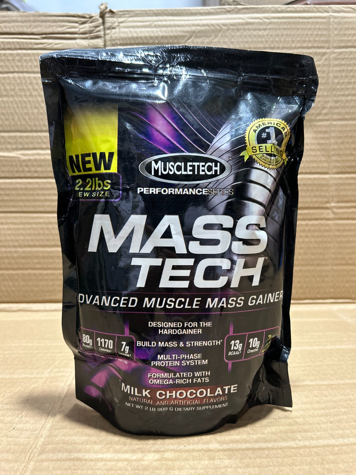 Mass Tech Advance Muscle Mass Gainer Powder 2LB | High-Calorie Weight Gainer for Muscle Size & Strength