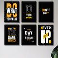 Set of 6 Premium Wall Art Photo Tiles �Modern Home Decor Sets 8x11