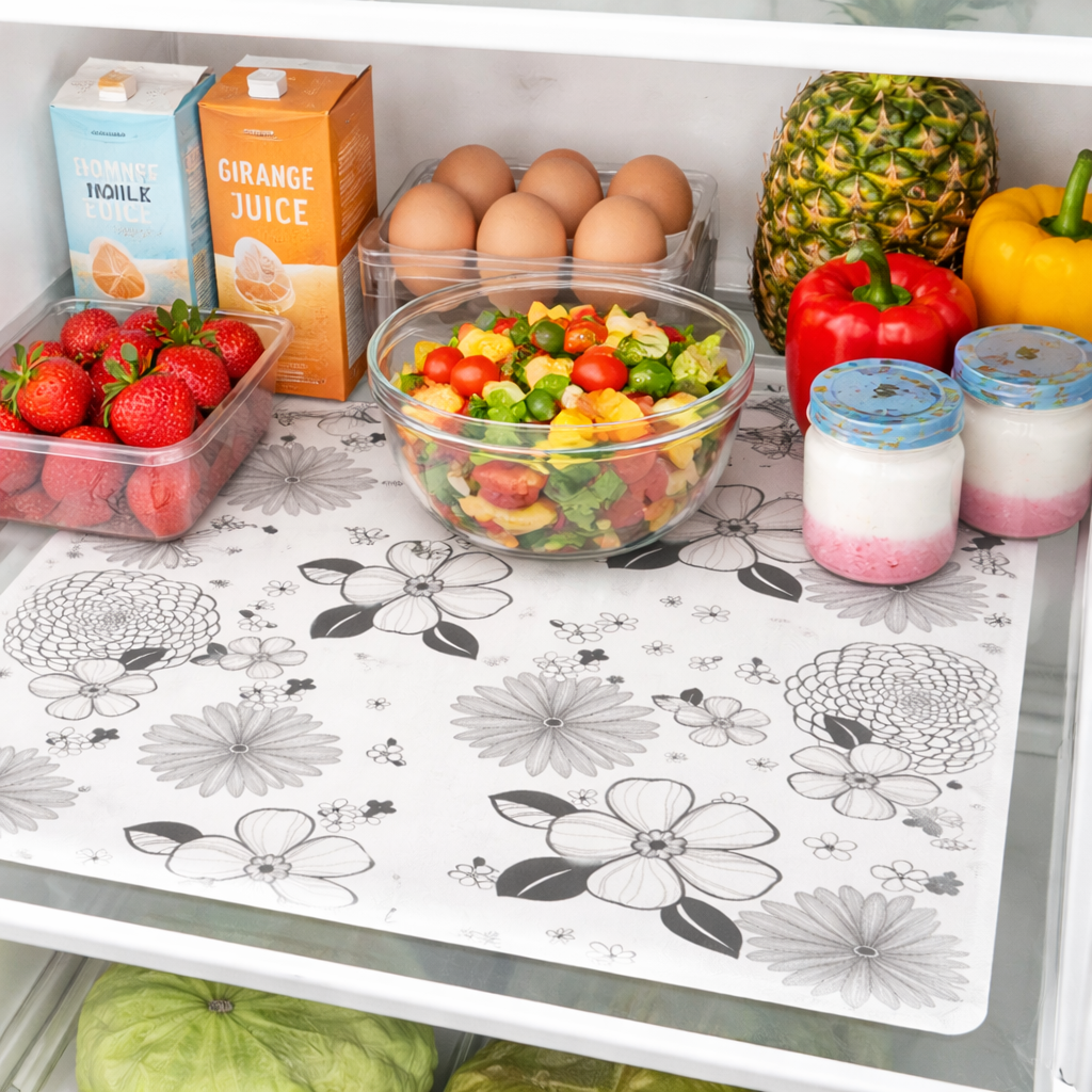Royal PVC Kitchen & Fridge Mat �(45cm x 150cm) RANDOM DESIGNS