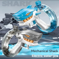 Rechargeable Shark Water Gun �High Pressure Electric Water Blaster Toy For Kids, Long Range Water Shooter, Fun Outdoor Summer Play (Random Color)