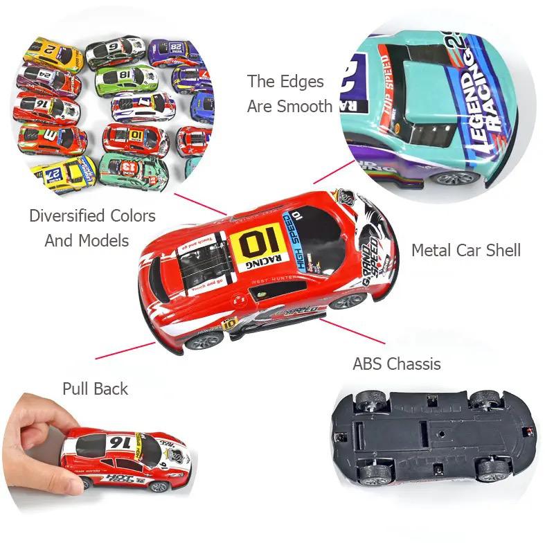Alloy Mini Diecast Car Toy  (24 pcs  Car Set metal body)