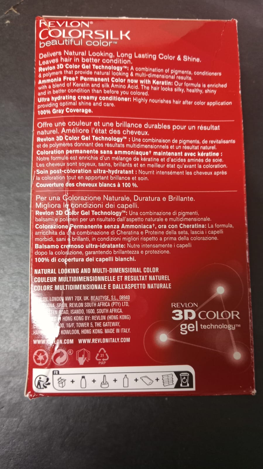 Revlon ColorSilk Hair Color #30 Dark Brown �Ammonia Free Permanent Hair Dye