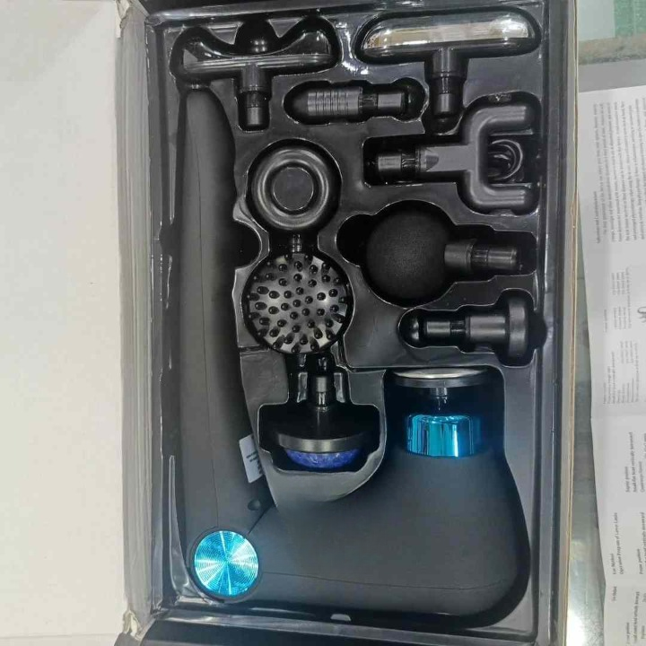 Blueidea USB Rechargeable Folding Fascia Gun �10-in-1 Massager with Heat & Cold Therapy