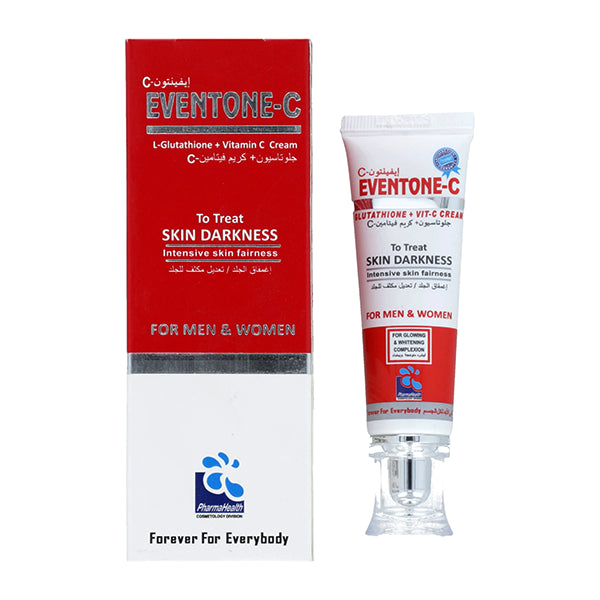 Eventone-C Cream with L-Glutathione & Vitamin C �Advanced Skin Brightening & Anti-Pigmentation Formula �20g