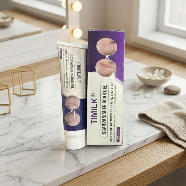 Timilk Scarvanisher Scar Gel Improves The Appearance Of Scars And Stretch Marks - 30g