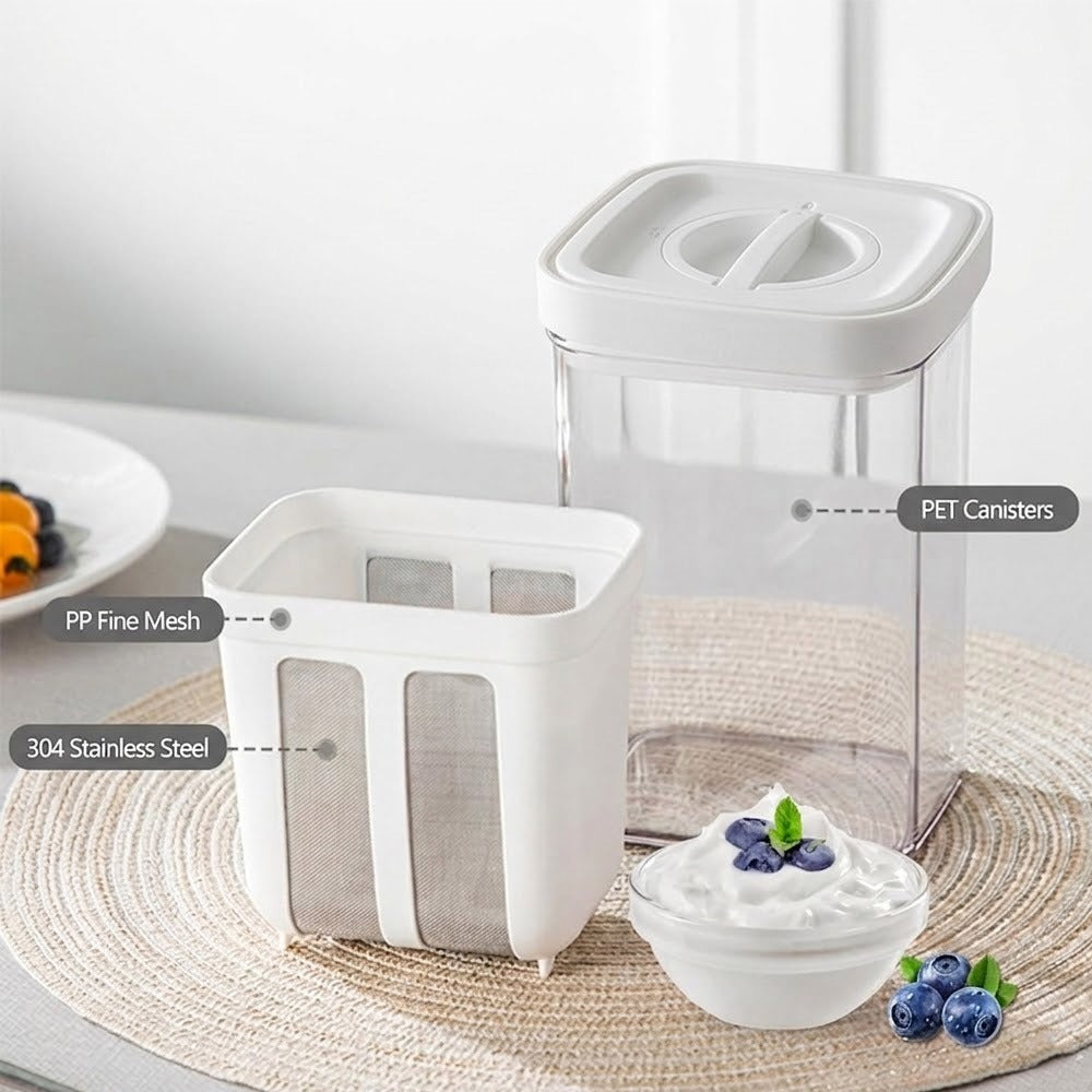 Deluxe Multifunctional Yogurt Filter With Fine Mesh Strainer