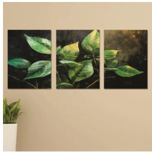 Set of 3 Wooden Photo Tile Wall Art Frames (8?11 Inches) �Premium MDF Spiritual Wall D?or with Easy Stick Back