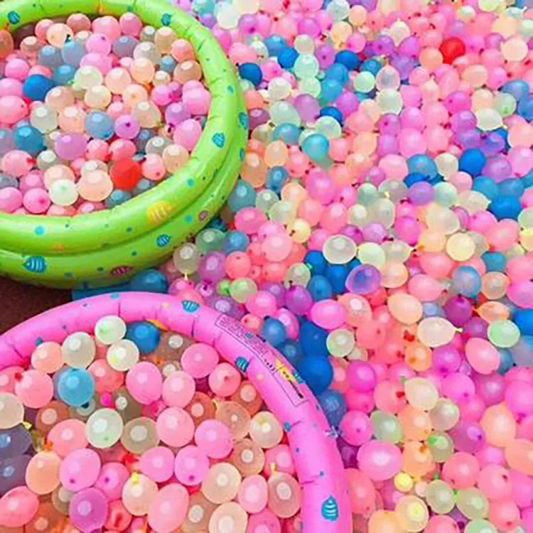 111 Pcs Fast-Fill Magic Water Balloons Kit - Quick-Fill Self-Sealing Water Bombs for Outdoor Water War Games & Summer Party Supplies